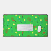 Tennis Player Monogram Schreibtischunterlage (Tastatur & Maus)