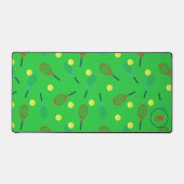 Tennis Player Monogram Schreibtischunterlage (Vorderseite)