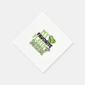 Tennis Player | My Favorite Player Calls Me Mom Serviette (Ecke)