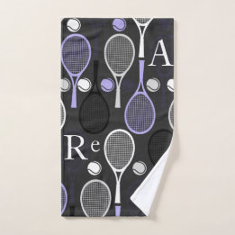 Tennis Player Name Briefe Personalisiert Sport Tea Handtuch
