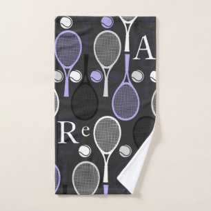 Tennis Player Name Briefe Personalisiert Sport Tea Handtuch