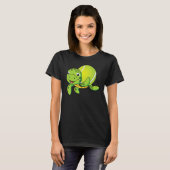 Tennis Player Racket Cat T-Shirt (Vorne ganz)