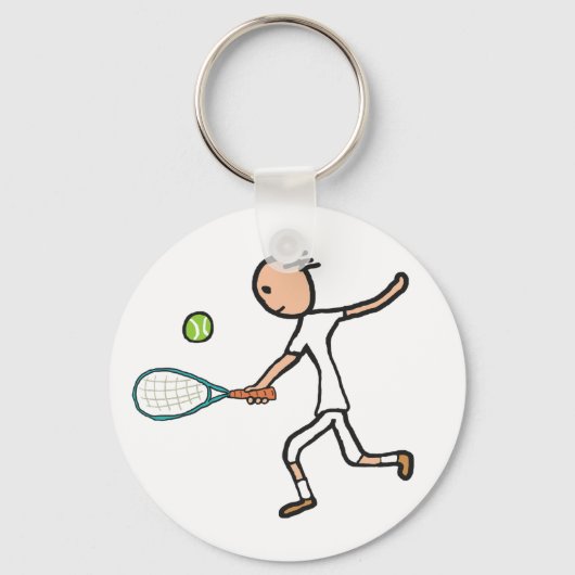 Tennis Player Schlüsselanhänger (Vorderseite)