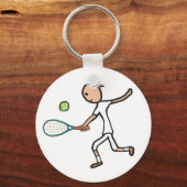 Tennis Player Schlüsselanhänger (Vorderseite)