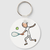 Tennis Player Schlüsselanhänger (Rückseite)