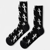 Tennis Player Sports Socken (Linkes Detail)