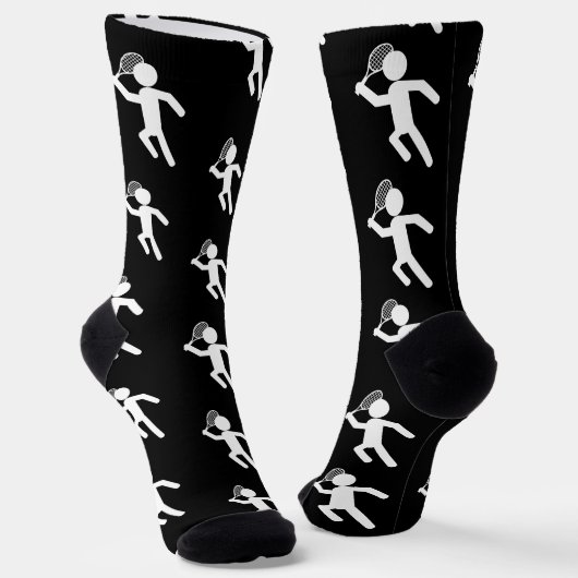 Tennis Player Sports Socken (Gewinkelt)