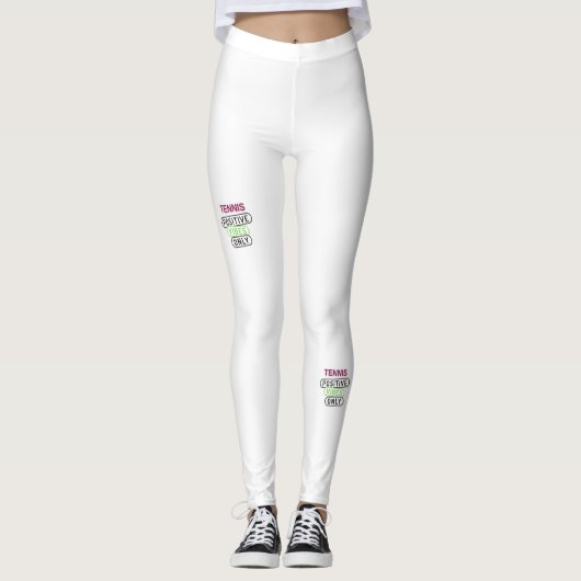 Tennis Positive Vibes Leggings (Vorderseite)