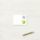 Tennis Post-it Klebezettel (Auf Schreibtisch)
