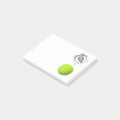 Tennis Post-it Klebezettel (angewinkelt)