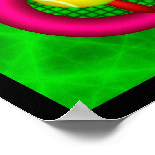Tennis Poster (Ecke)