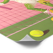 Tennis 🎾 poster (Ecke)