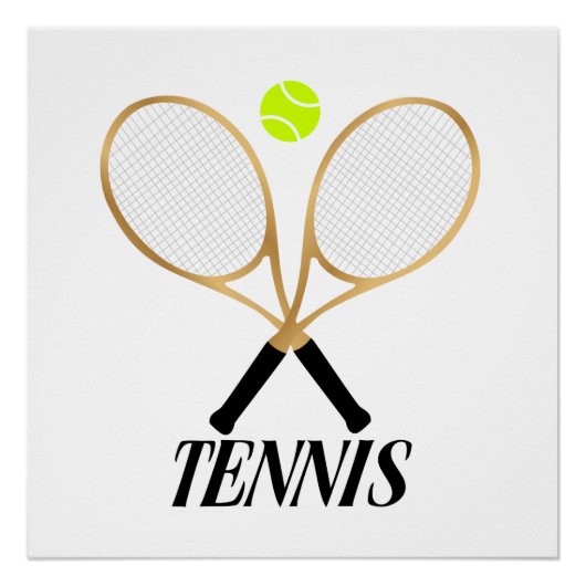 Tennis Poster (Vorderseite)