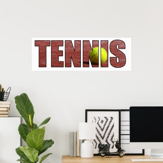 Tennis Poster (Heimbüro)