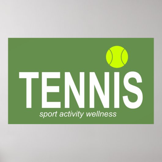 Tennis Poster (Vorne)