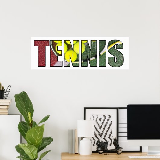 Tennis Poster (Heimbüro)