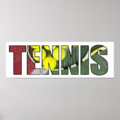 Tennis Poster (Vorne)
