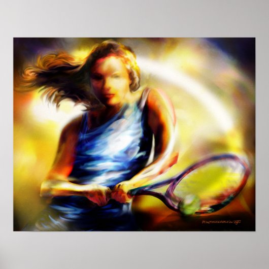 Tennis Poster (Vorne)