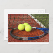 Tennis Postkarte (Vorne/Hinten)