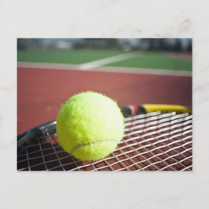 Tennis Postkarte