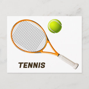 Tennis Postkarte