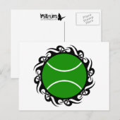 Tennis. Postkarte (Vorne/Hinten)