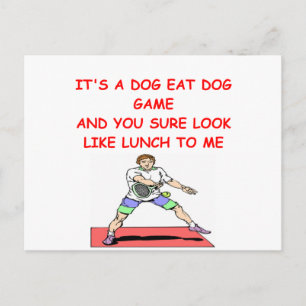 TENNIS POSTKARTE