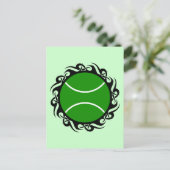 Tennis. Postkarte (Stehend Vorderseite)