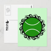 Tennis. Postkarte (Vorne/Hinten)