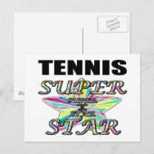 Tennis Postkarte (Vorne/Hinten)