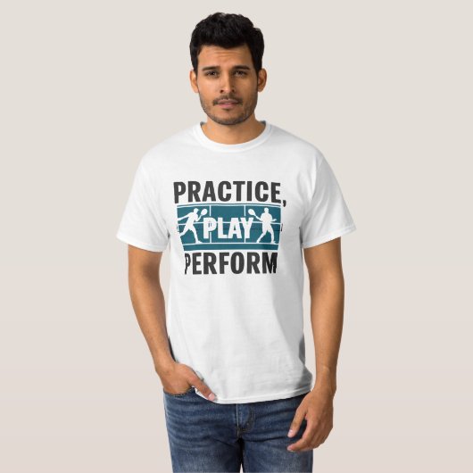 Tennis - Practice play perform T-Shirt (Vorne ganz)