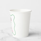 Tennis preppy bachelorette pappbecher (Links)