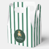 Tennis Preppy Bear Baby Dusche Geschenkschachtel (Geöffnet)