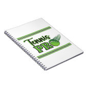 Tennis Pro Notizblock (Rechte Seite)