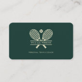Tennis-Profi-Trainer Visitenkarte (Vorderseite)
