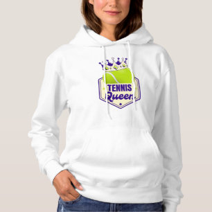 Tennis Queen - Court Style for Racket Royals Hoodie