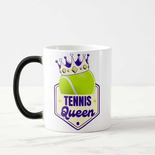 Tennis Queen - Court Style for Racket Royals Verwandlungstasse (Links)
