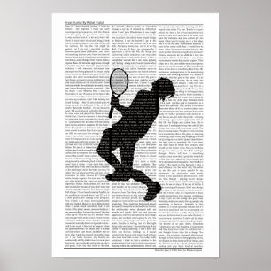 Tennis Quotes Gerahmte Poster Dekorieren die Wände