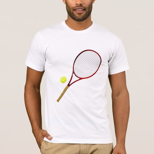 Tennis racket and ball T-Shirt (Vorderseite)