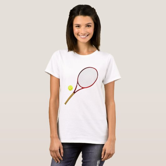 Tennis racket and ball T-Shirt (Vorne ganz)