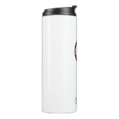Tennis Racket Design Travel Mug Thermal Tumblers Thermosbecher (Nach links gedreht)