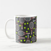 Tennis Racket-Kaffee-Tasse Kaffeetasse (Links)