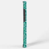 Tennis Racket Pattern Green Samsung Galaxy Hülle (Rechte Seite)