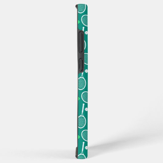 Tennis Racket Pattern Green Samsung Galaxy Hülle (Rechte Seite)