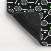Tennis Racket Pattern Mousepad (Ecke)