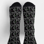 Tennis Racket Pattern Socken (Oben)