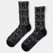 Tennis Racket Pattern Socken (Links)