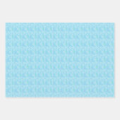 Tennis Racket und Pastellfarben-Ball-Muster Geschenkpapier Set (Vorderseite)