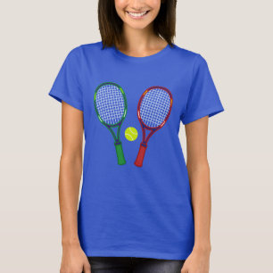 Tennis-Rackets & Ball T-Shirt