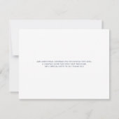 Tennis Rackets Icon Club Navy Blue Borders Dankeskarte (Rückseite)